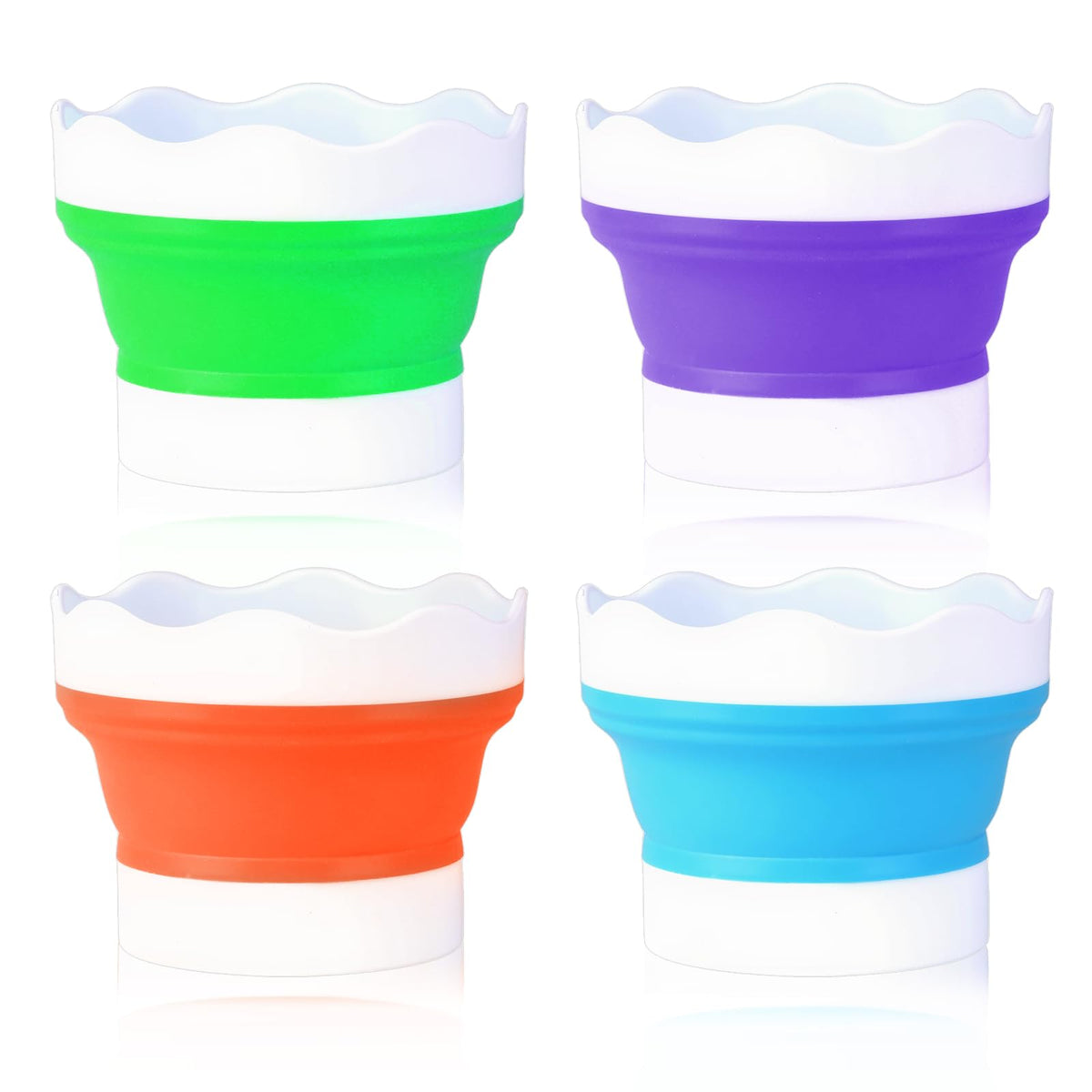 4PCS Collapsible Paint Cup, Paint Water Cup Collapsible Water Cups
