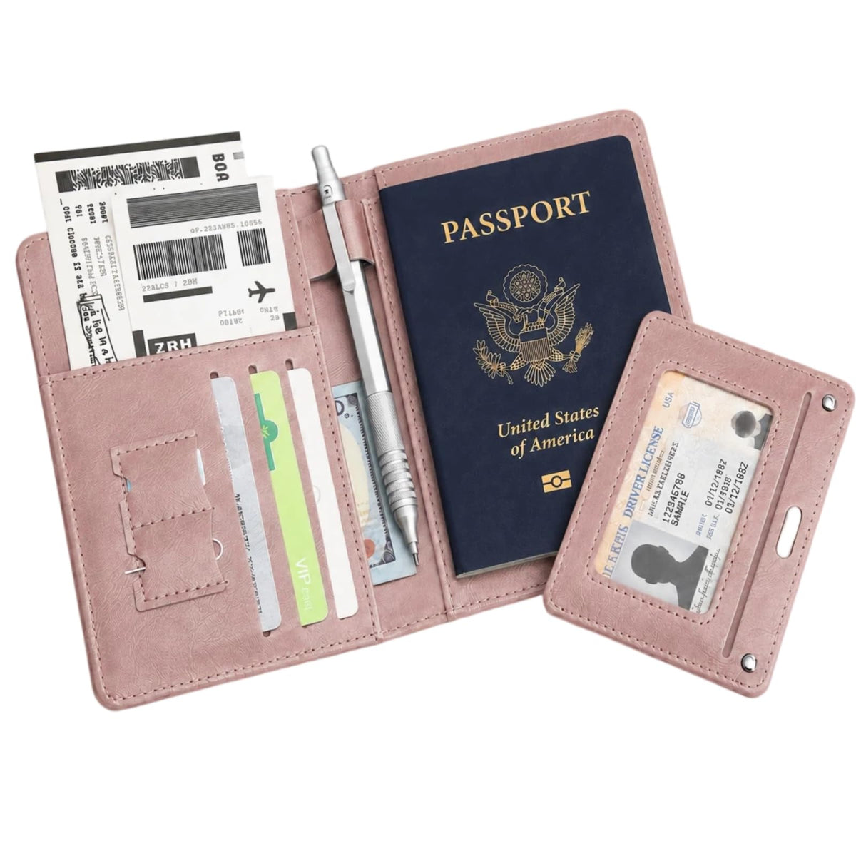 RFID Passport Holder for Travel, Slim Passport Wallet Travel