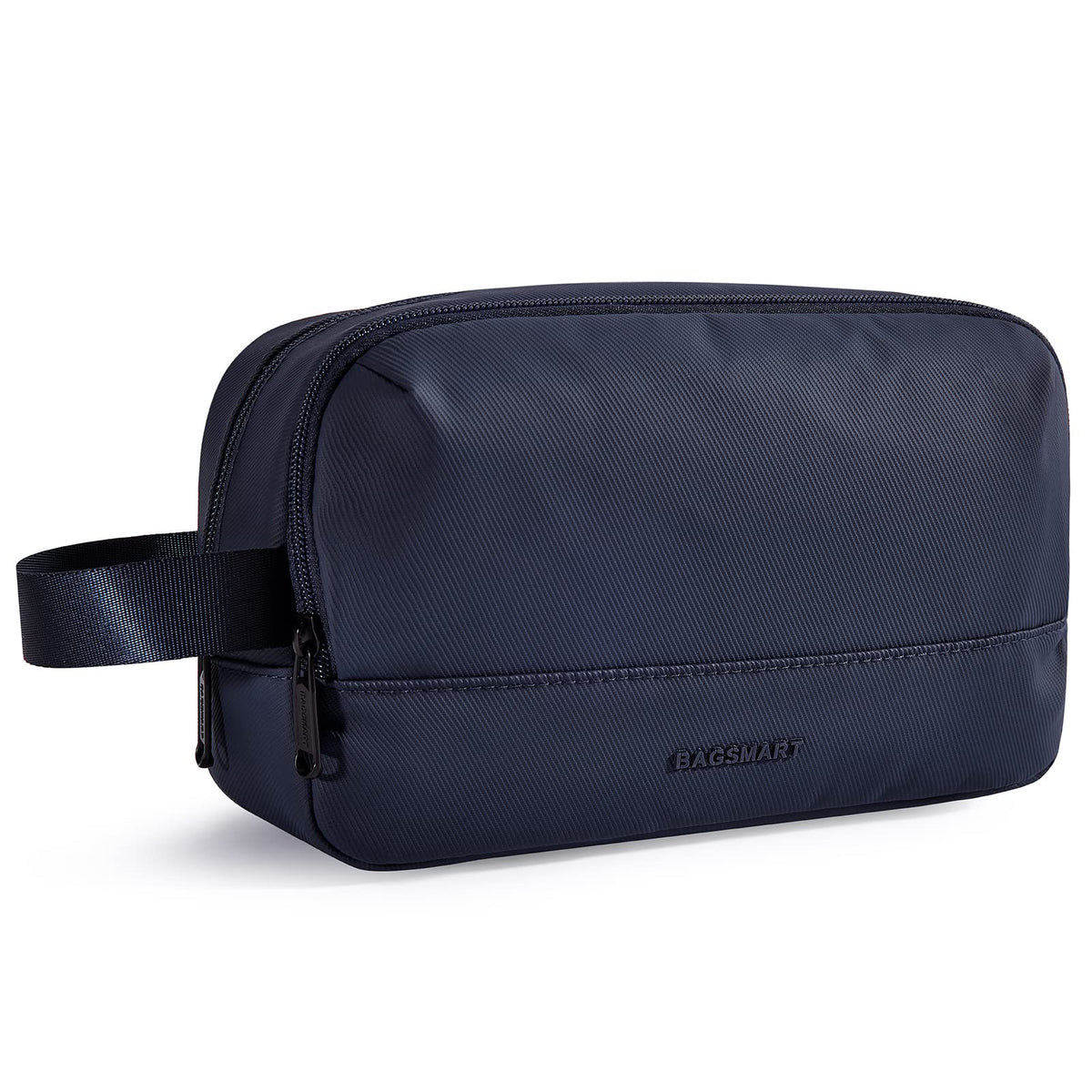 BAGSMART Travel Toiletry Bag for Men, Dopp Kit Water Resistant Shaving Bag for Toiletries Accessories, Black-Medium