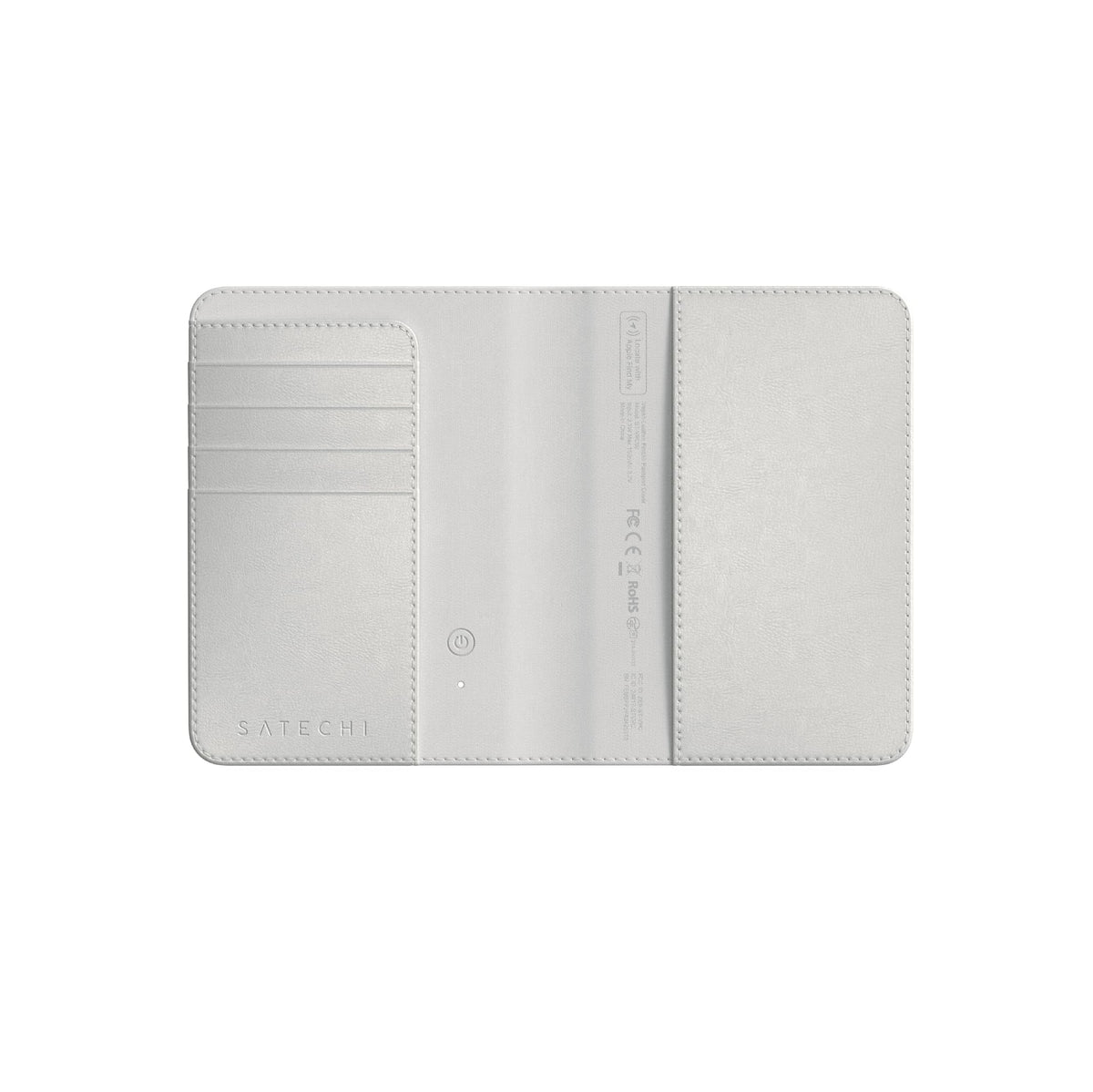 Satechi Passport Holder with Find My Tracking, 4-Slot Card Wallet, Black