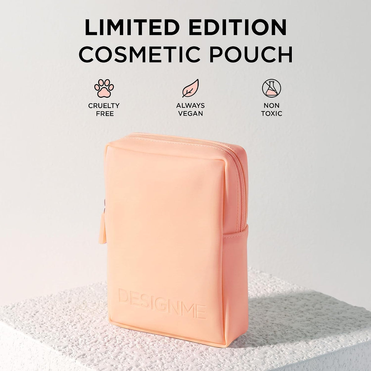 DESIGNME HOLD.ME Cosmetic Pouch | Makeup Travel Bag | Compact Toiletry Bag