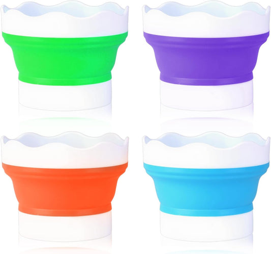 4PCS Collapsible Paint Cup, Paint Water Cup Collapsible Water Cups