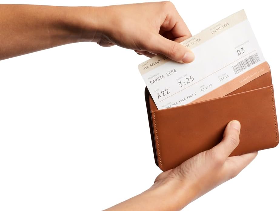 Bellroy Passport Cover, Travel Wallet - Caramel