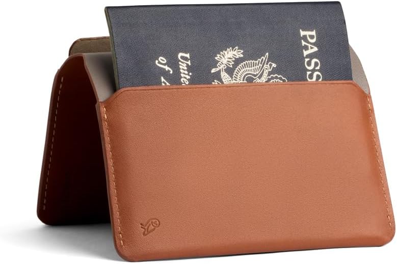 Bellroy Passport Cover, Travel Wallet - Caramel