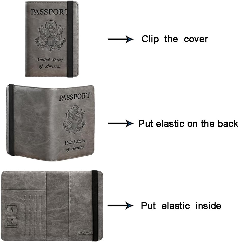 Passport Holder, Travel Essentials, Passport Cover, RFID Travel Wallet