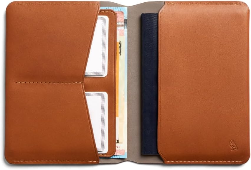 Bellroy Passport Cover, Travel Wallet - Caramel