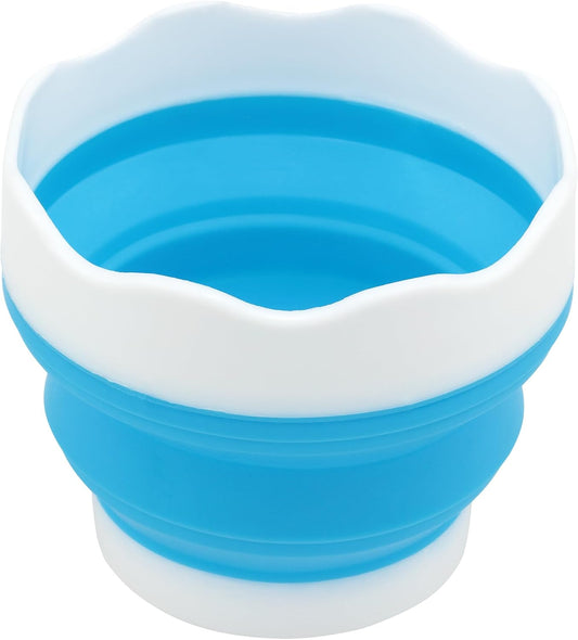 Creative Mark Collapsible Paint Brush Water Cup 10oz Capacity - Durable & Leak-Proof, Space-Saving Design, Ideal for Artists, Travel, Plein Air Painting, Mural Painters, Studio Use