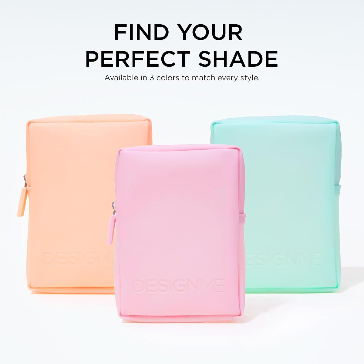 DESIGNME HOLD.ME Cosmetic Pouch | Makeup Travel Bag | Compact Toiletry Bag