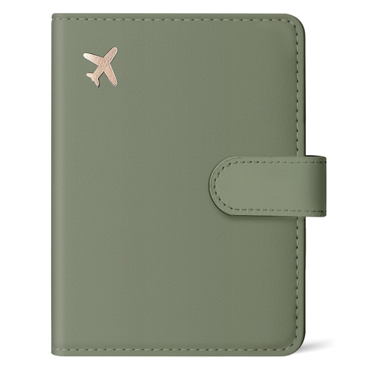Passport Holder for Travel, RFID Blocking Wallet with Magnetic Closure