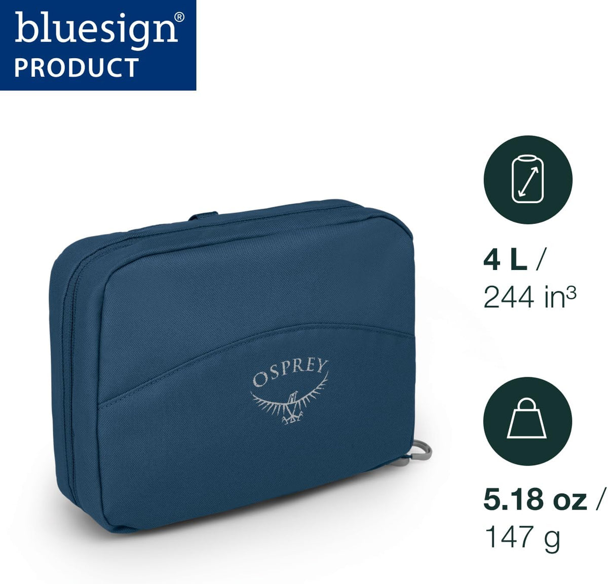 Osprey Daylite Hanging Toiletry Kit, Blue