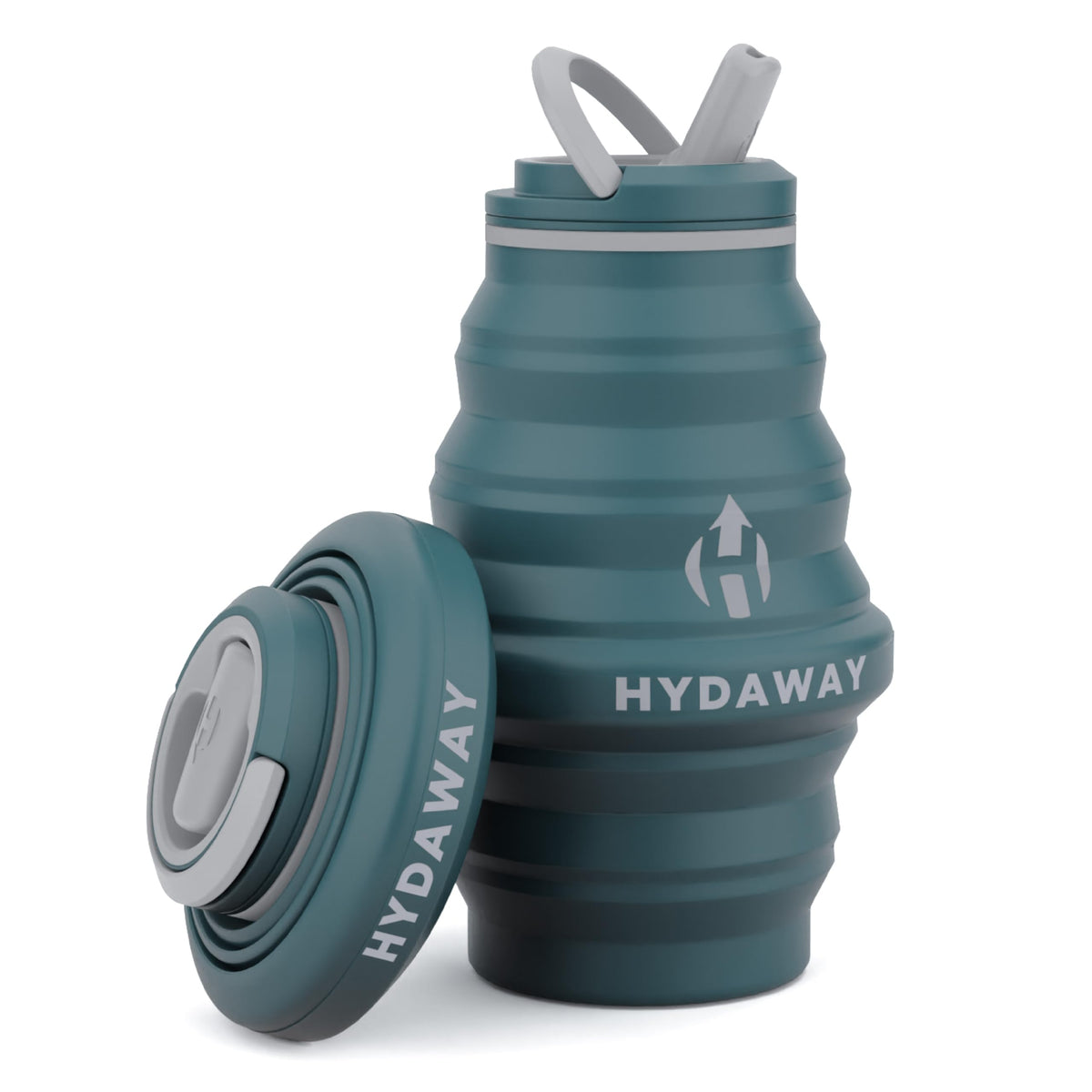 HYDAWAY 17oz Collapsible Water Bottle, Packable Leakproof for Travel