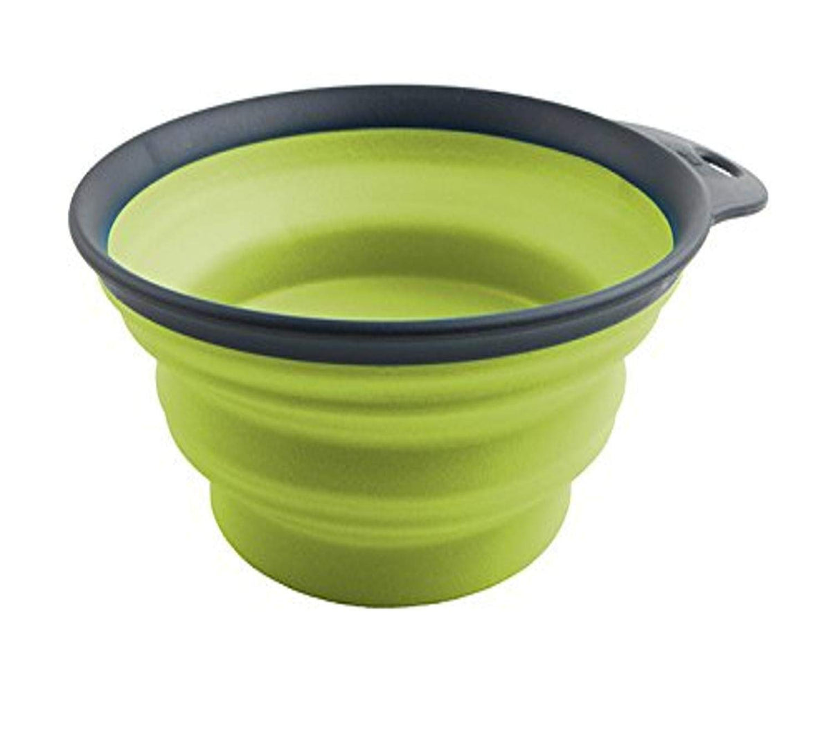 Dexas Pets Collapsible Travel Cup, Small/1 Cup Capacity, Light Gray