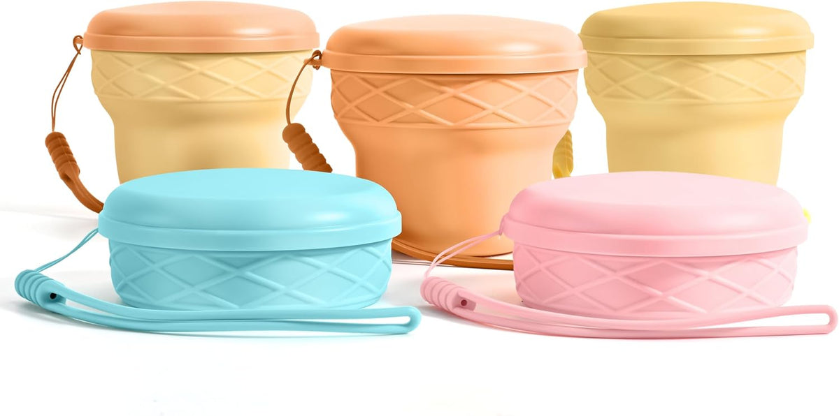 Silicone Collapsible Travel Cup, 7oz BPA-Free(Yellow)