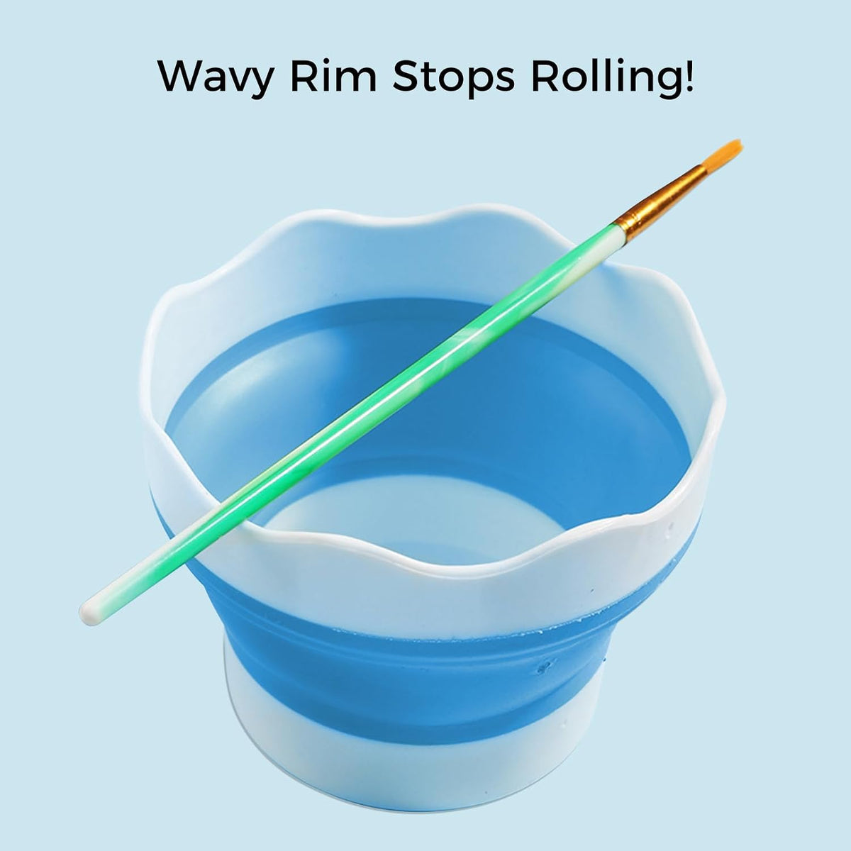 Paint Water Cup for Painting - Collapsible Paint Brush Washer