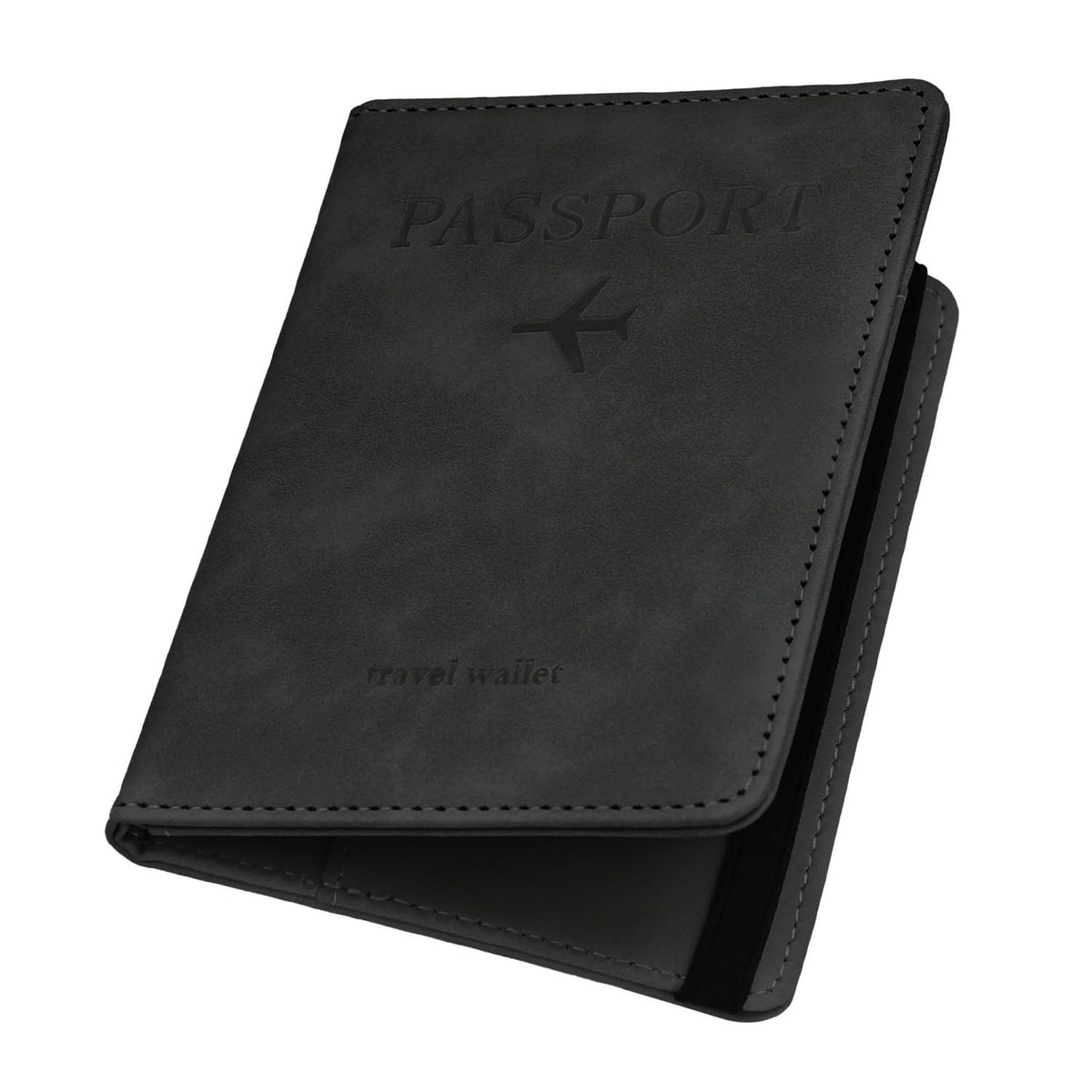 ILIYAH-Passport Cover-Passport Holder Travel Wallet-RFID Blocking Passport Case Travel Accessories Card Holder Wallet Unisex Travel Gifts (Green)