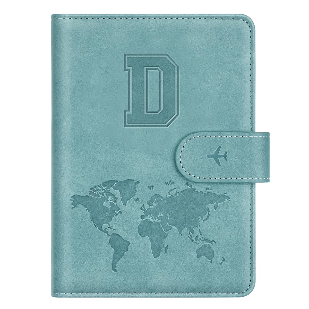 Passport Holder Wallet Cover Personalized Initial Travel Essentials