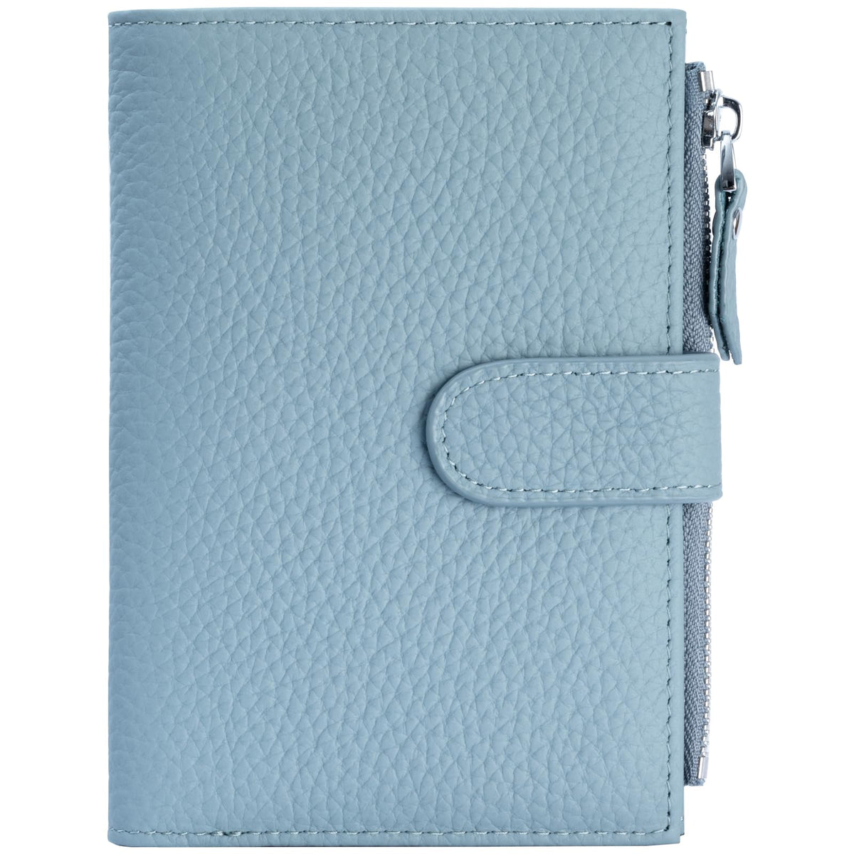 Passport wallet and Card Slot Combo RFID Blocking Leather Travel Passport Wallet for Men and Women with Zippered Coins Pocket Passport holder, Deep Green