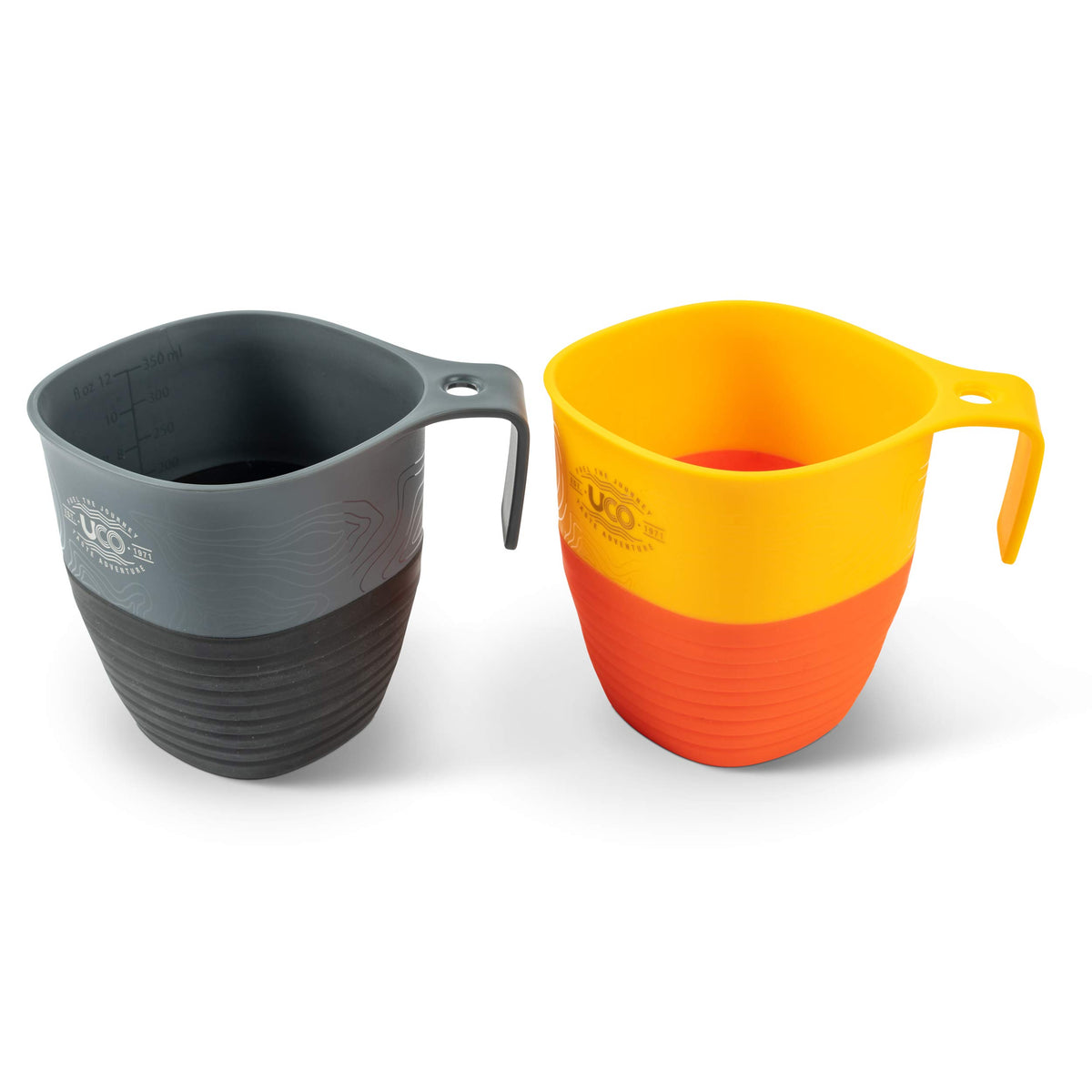 UCO Collapsible Cup for Camping, Backpacking, and Hiking, 12 Ounces (2 Pack)