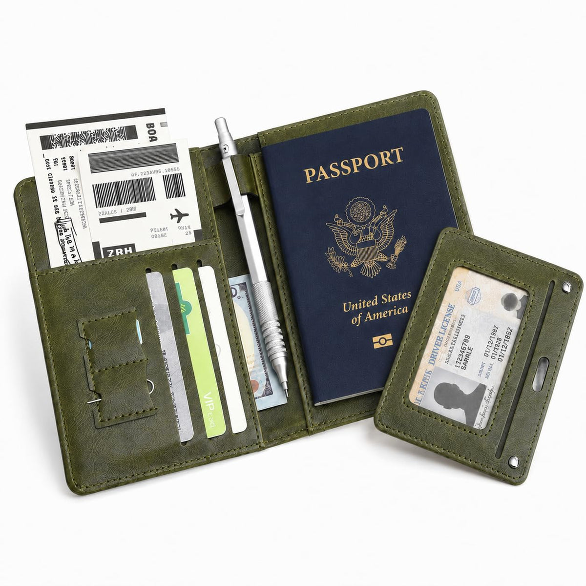 RFID Passport Holder for Travel, Slim Passport Wallet Travel