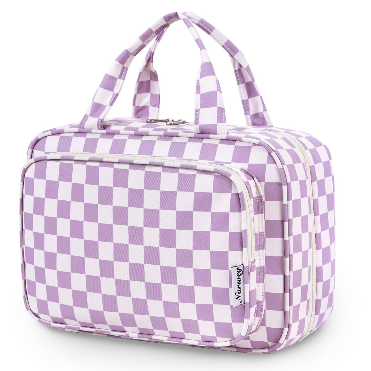 Narwey Hanging Toiletry Bag for Women, Travel Makeup Cosmetic Organizer Bag