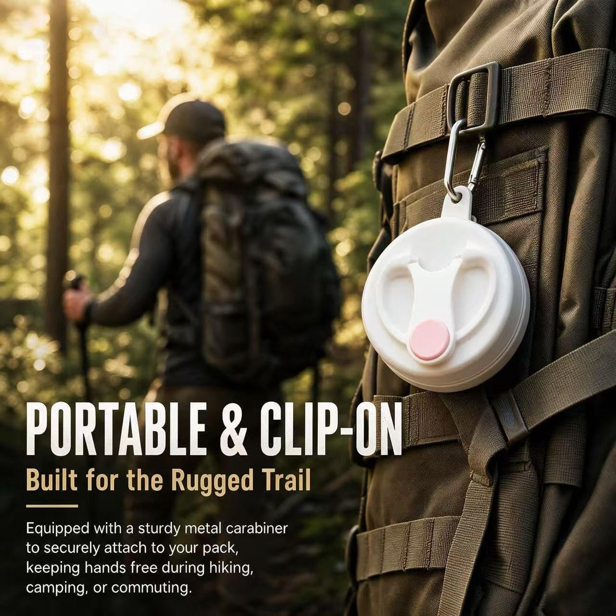 20oz Collapsible Cup with Lid Portable Collapsible Coffee Cup BPA-Free Collapsible Cups for Traveling Camping Hiking Picnic