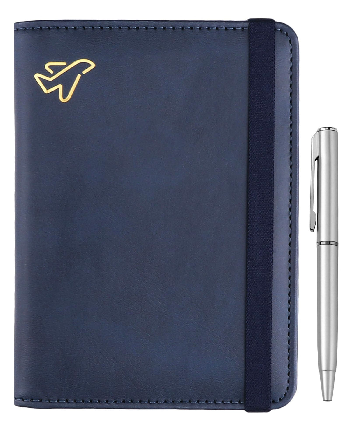 WALNEW Passport Holder for Travel, RFID Blocking Passport Wallet & Cover