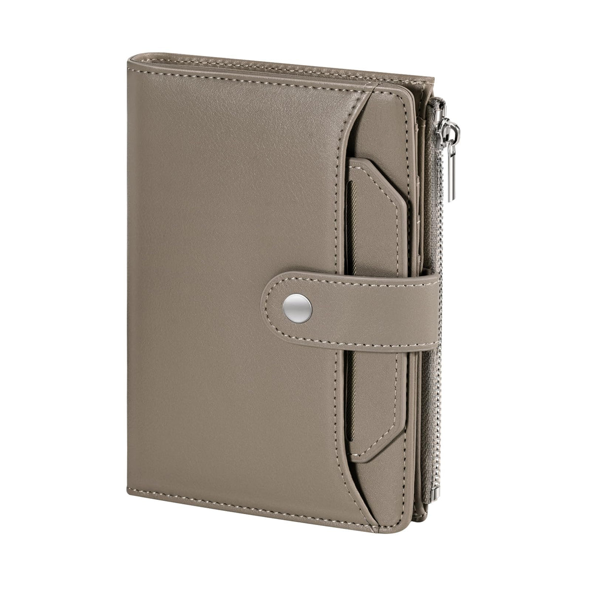 Dadanism RFID Blocking Passport Holder Travel Wallet for Women, Khaki Brown
