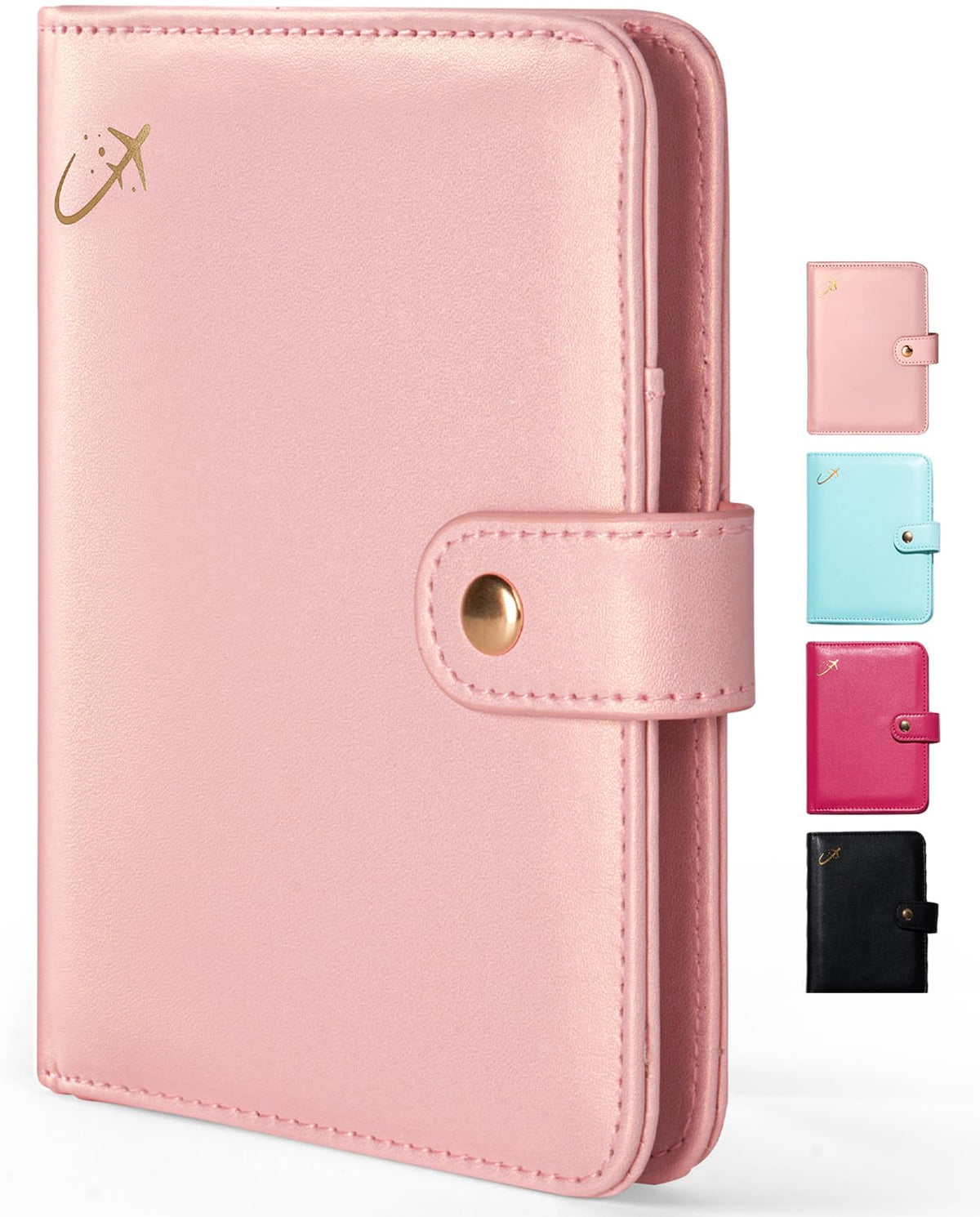 Forvencer Safe Zipper Passport Holder Cover, Passport Wallet for Travel