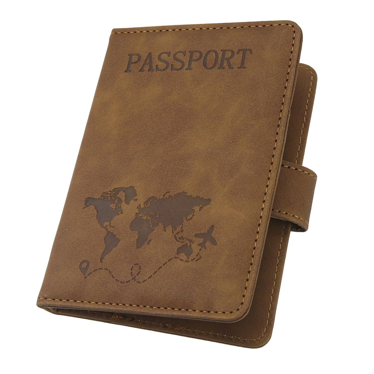 ILIYAH-Passport Cover-Passport Holder Travel Wallet-RFID Blocking Passport Case Travel Accessories Card Holder Wallet Unisex Travel Gifts (Green)