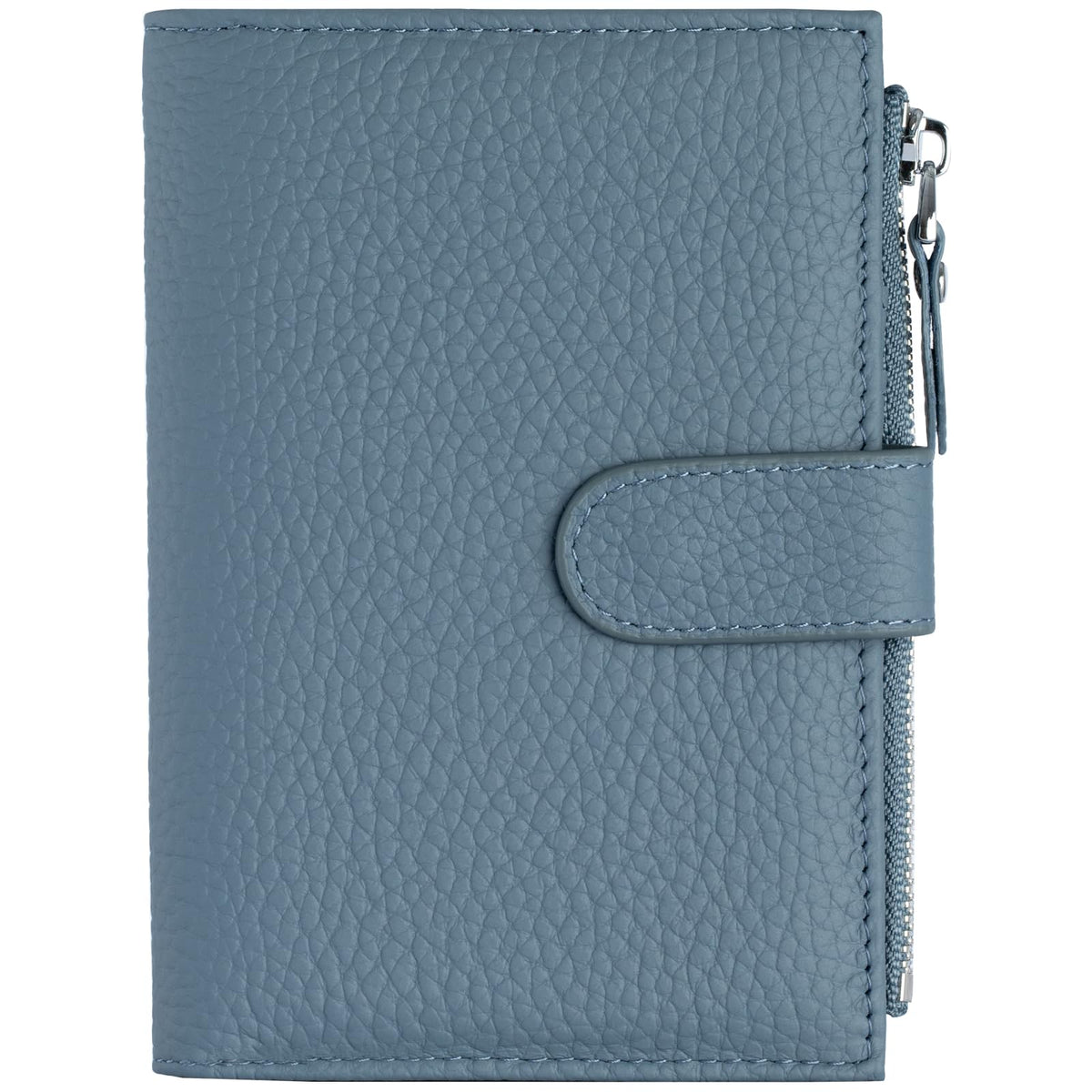 Passport wallet and Card Slot Combo RFID Blocking Leather Travel Passport Wallet for Men and Women with Zippered Coins Pocket Passport holder, Deep Green