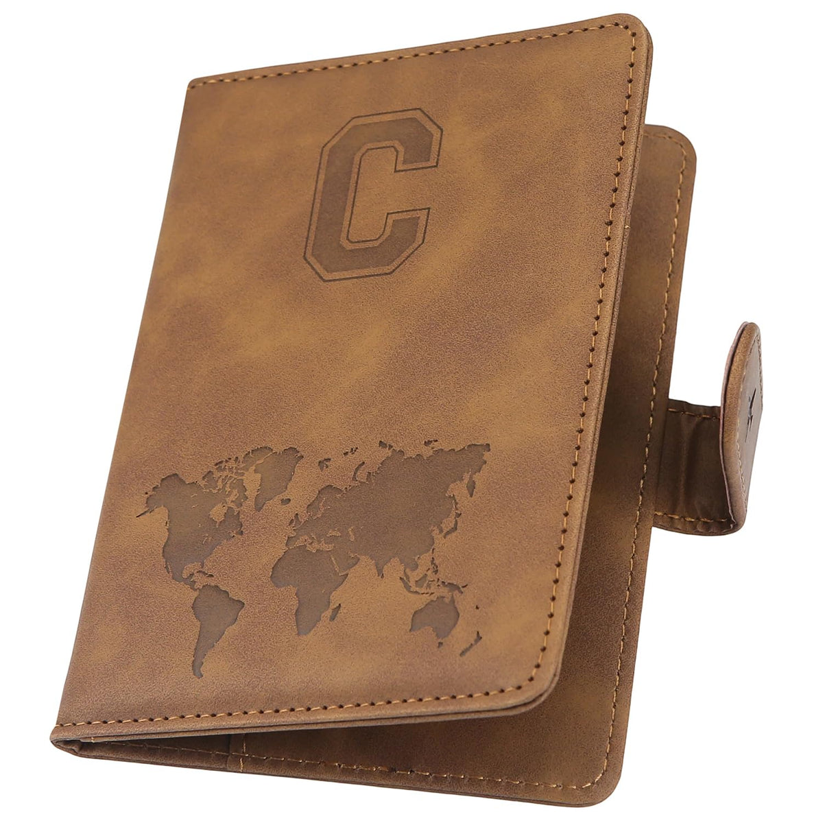 ILIYAH-Passport Cover-Passport Holder Travel Wallet-RFID Blocking Passport Case Travel Accessories Card Holder Wallet Unisex Travel Gifts (Green)