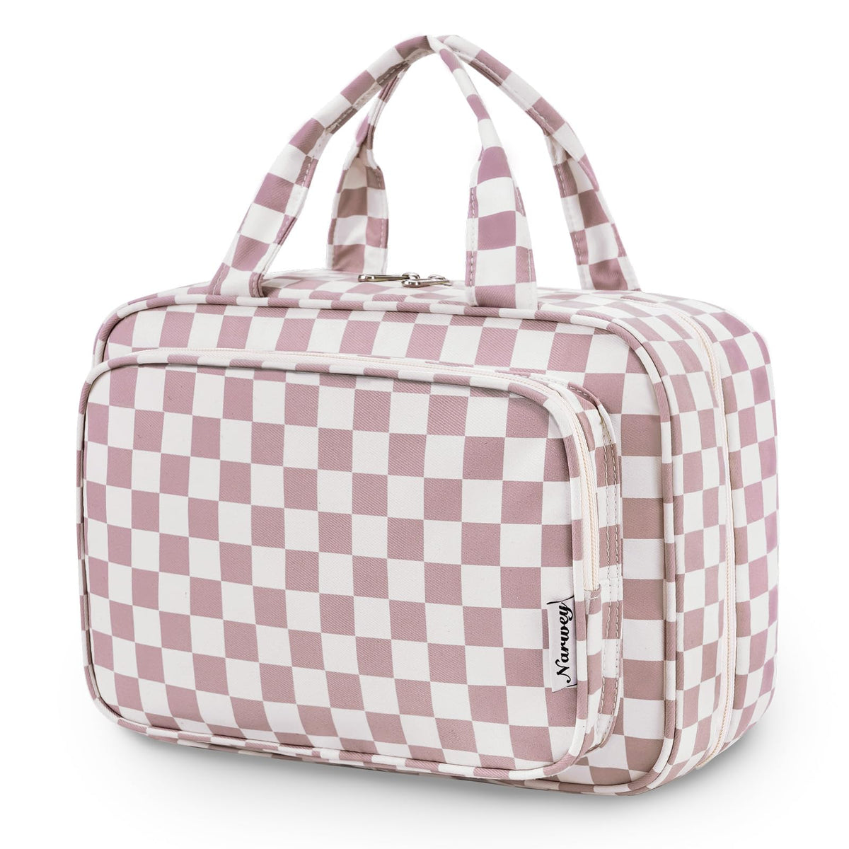 Narwey Hanging Toiletry Bag for Women, Travel Makeup Cosmetic Organizer Bag