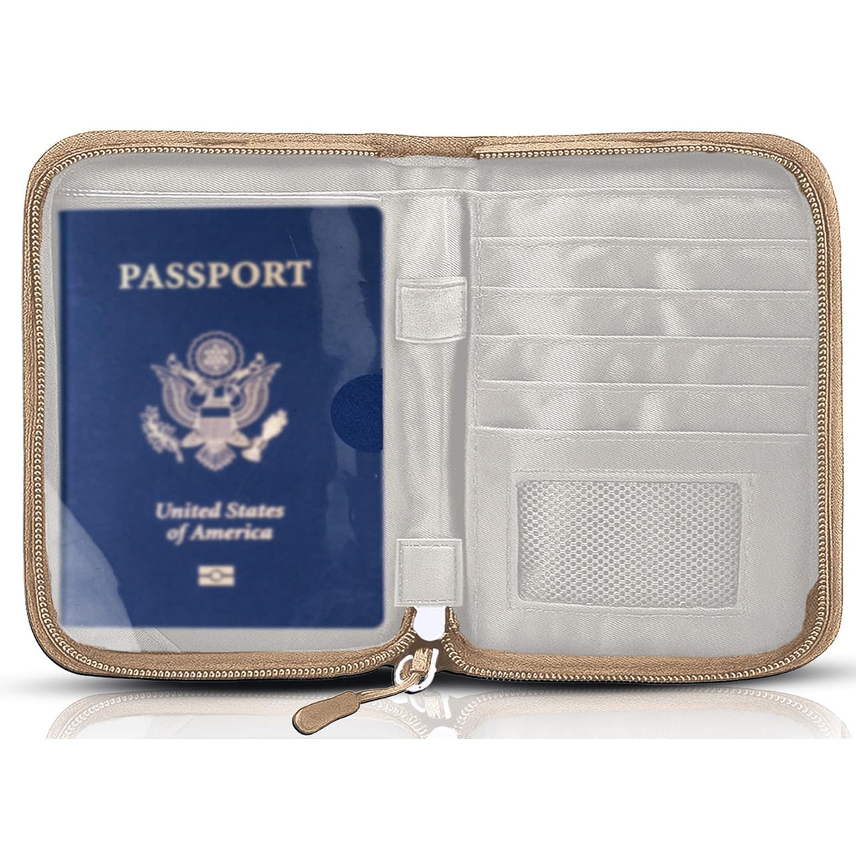 Passport Holder for Travel, RFID Blocking Wallet for Couples Men and Family
