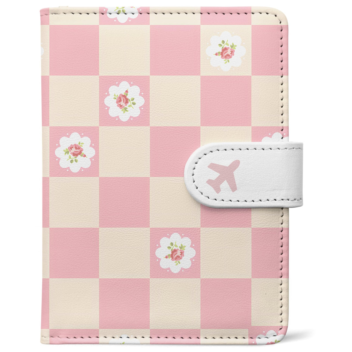 Passport Holder, Cute Travel Wallet Cover with RFID Blocking,Strawberry