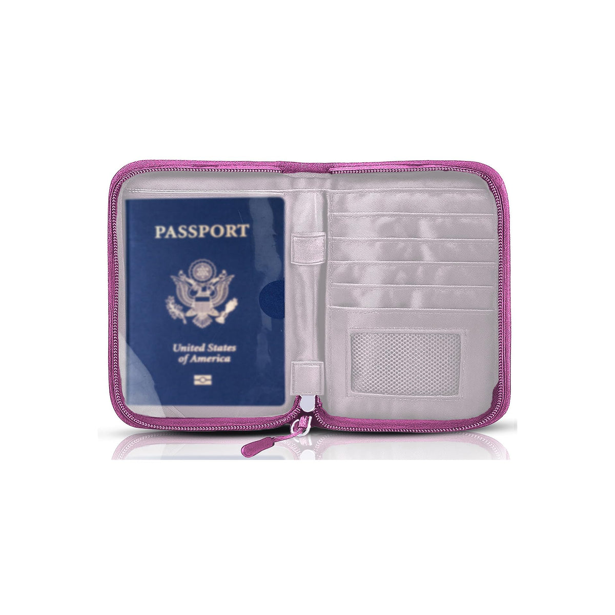 Passport Holder for Travel, RFID Blocking Wallet for Couples Men and Family