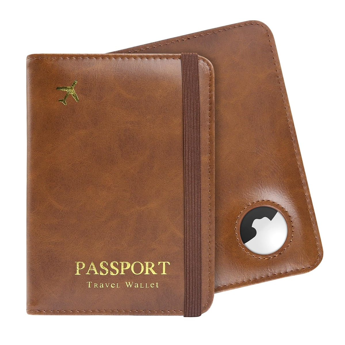 ILIYAH-Passport Cover-Passport Holder Travel Wallet-RFID Blocking Passport Case Travel Accessories Card Holder Wallet Unisex Travel Gifts (Green)