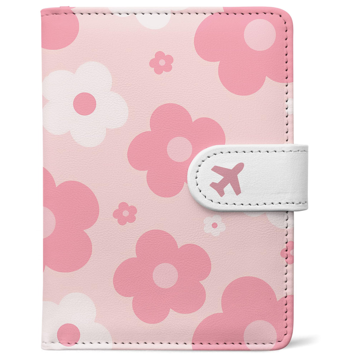 Passport Holder, Cute Travel Wallet Cover with RFID Blocking,Strawberry