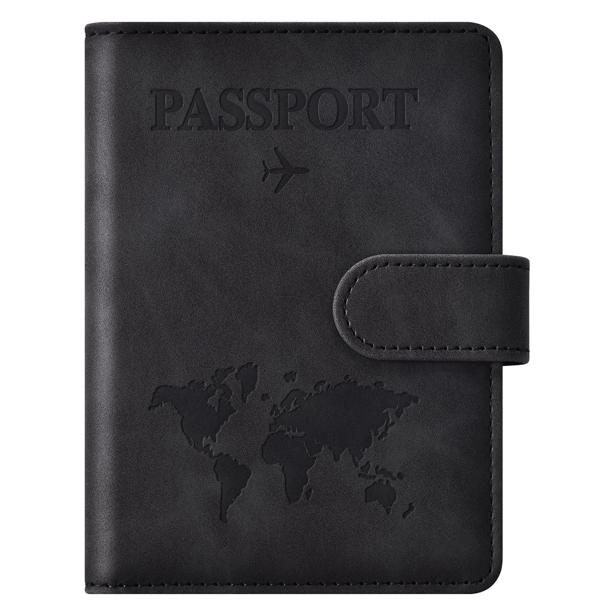 Eoehro Passport Holder for Travel Essentials, Passport Wallet Cover Case for Travel Must Haves Accessories,Passport Book Holders for Women and Men(Light Purple)