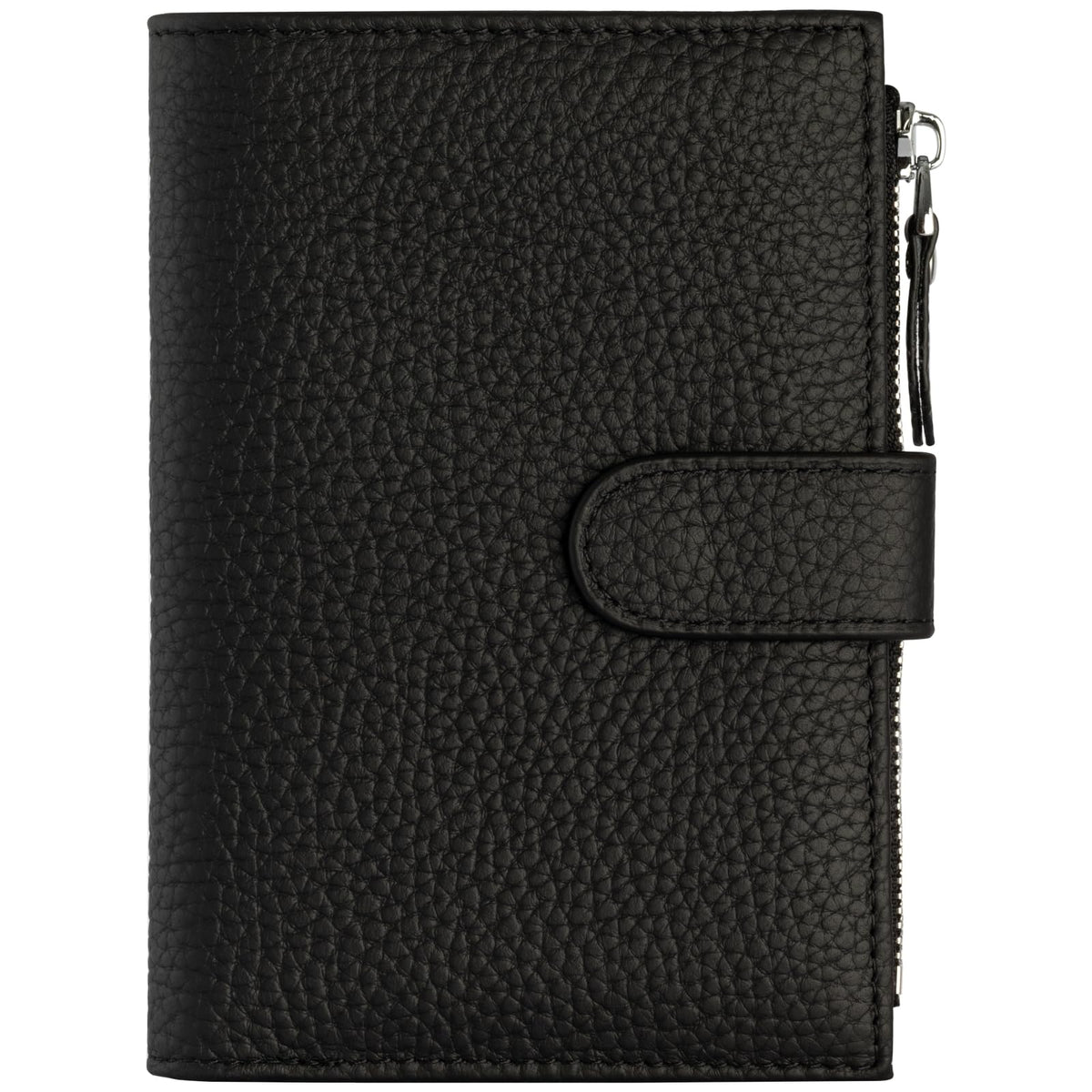 Passport wallet and Card Slot Combo RFID Blocking Leather Travel Passport Wallet for Men and Women with Zippered Coins Pocket Passport holder, Deep Green