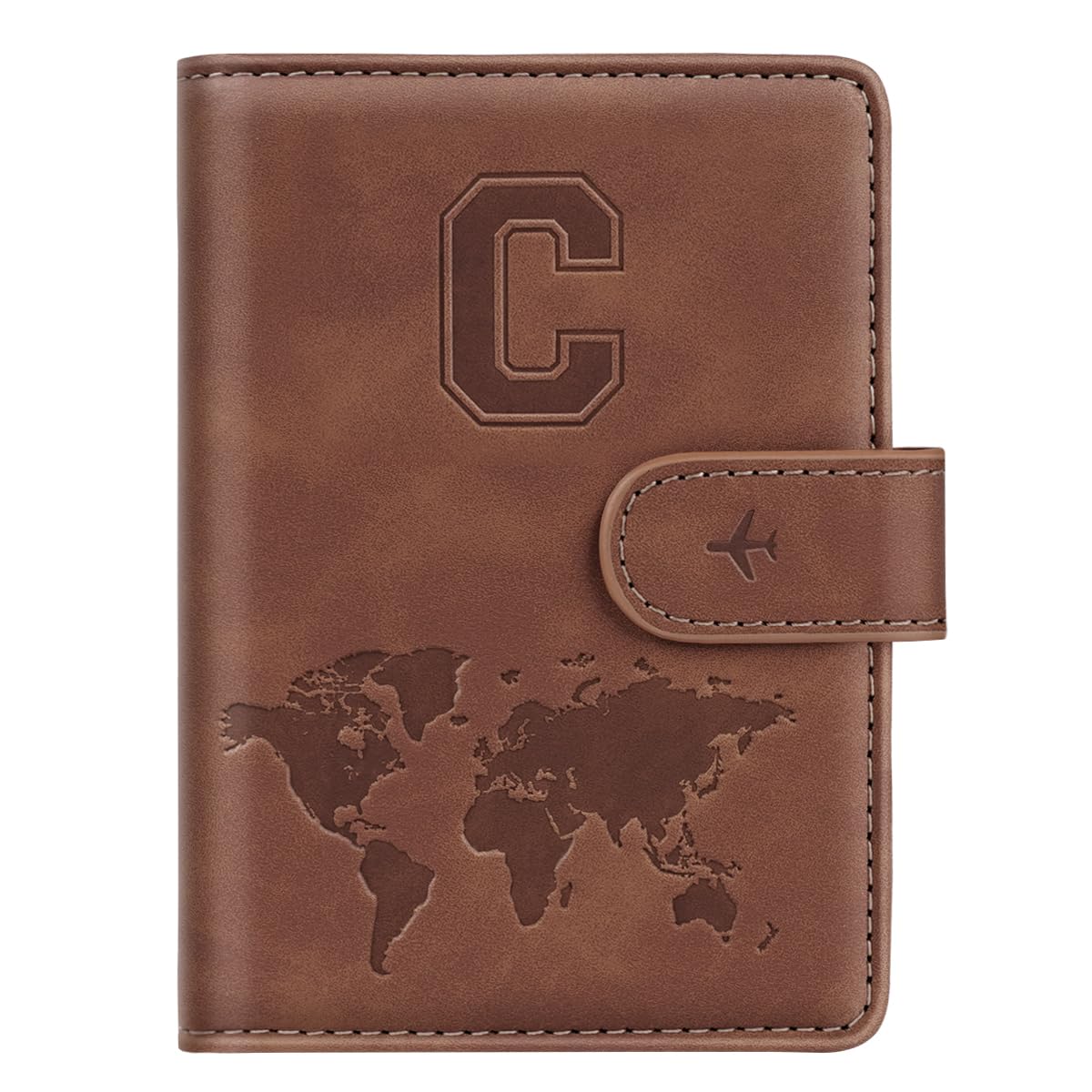 Passport Holder for Travel Essentials Personalized Initial Wallets