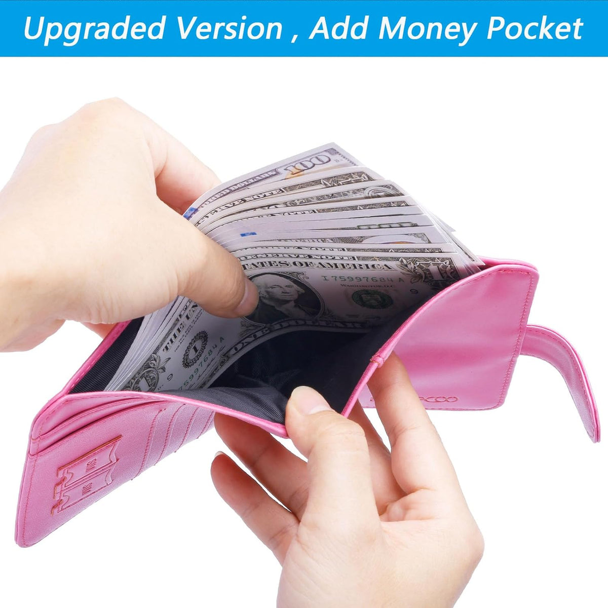 Passport Holder Cover Wallet RFID Blocking, Travel Essentials