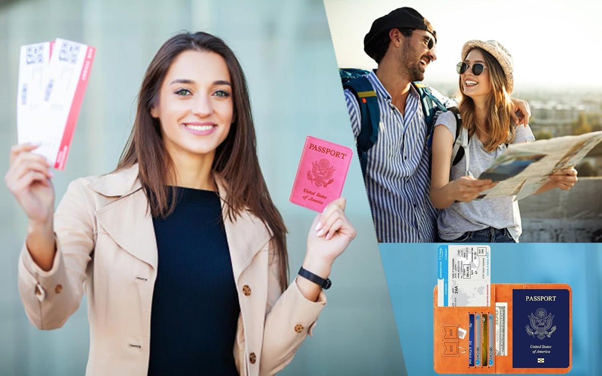 Passport Holder, Travel Essentials, Passport Cover, RFID Travel Wallet