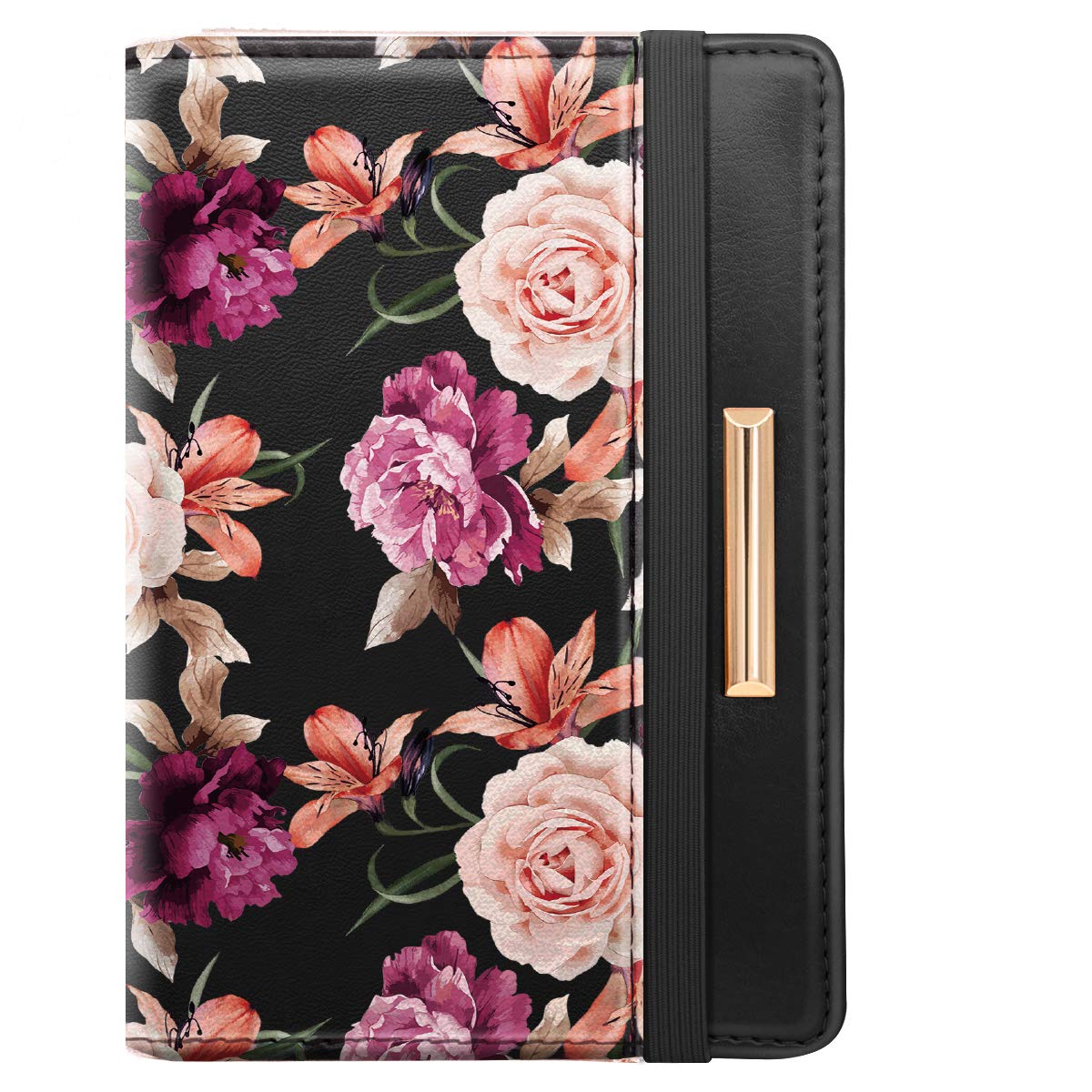 Coco Rossi Passport Holder for Travel Women Slim RFID Passport Cover Wallet
