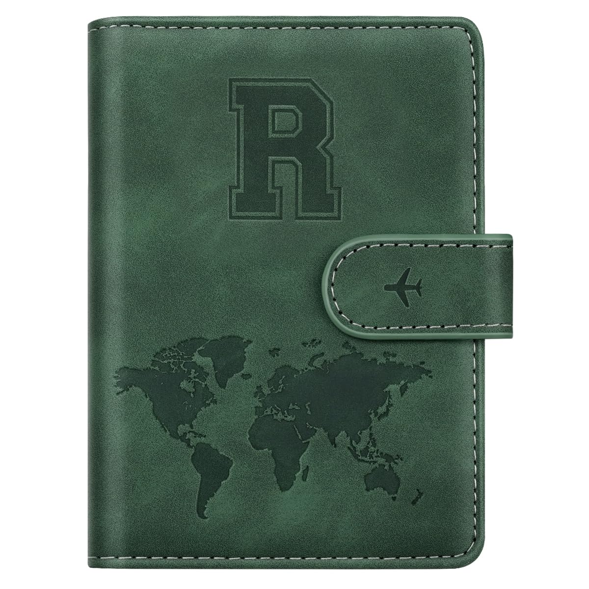 Passport Holder Wallet Cover Personalized Initial Travel Essentials