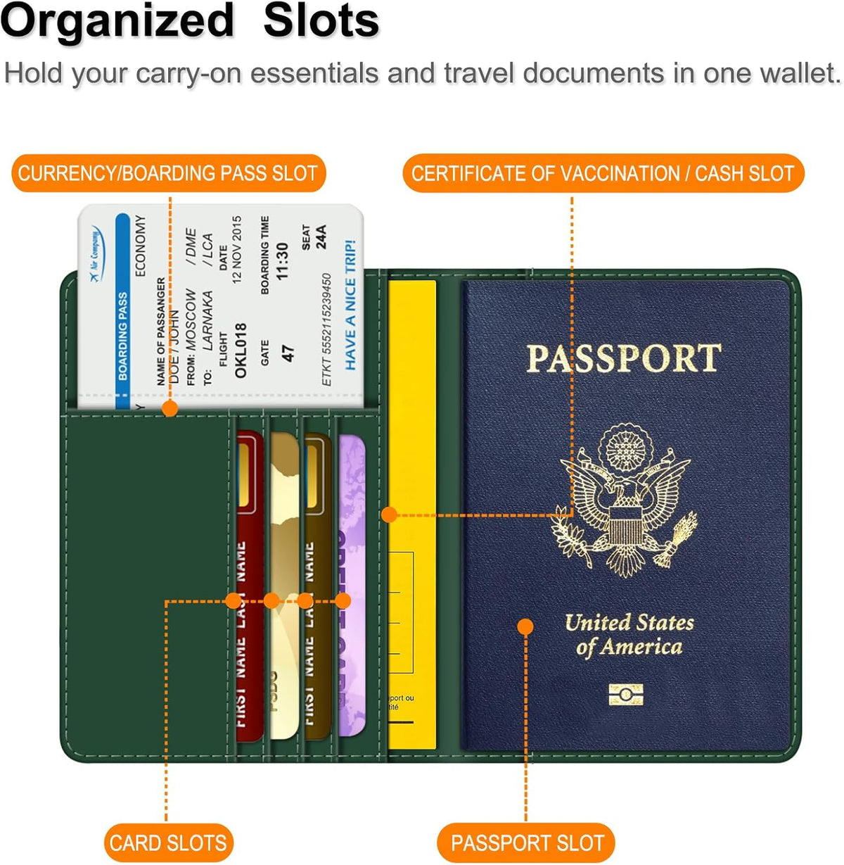 FINTIE Passport Holder, Slim Travel Wallet RFID Blocking Card Case Cover