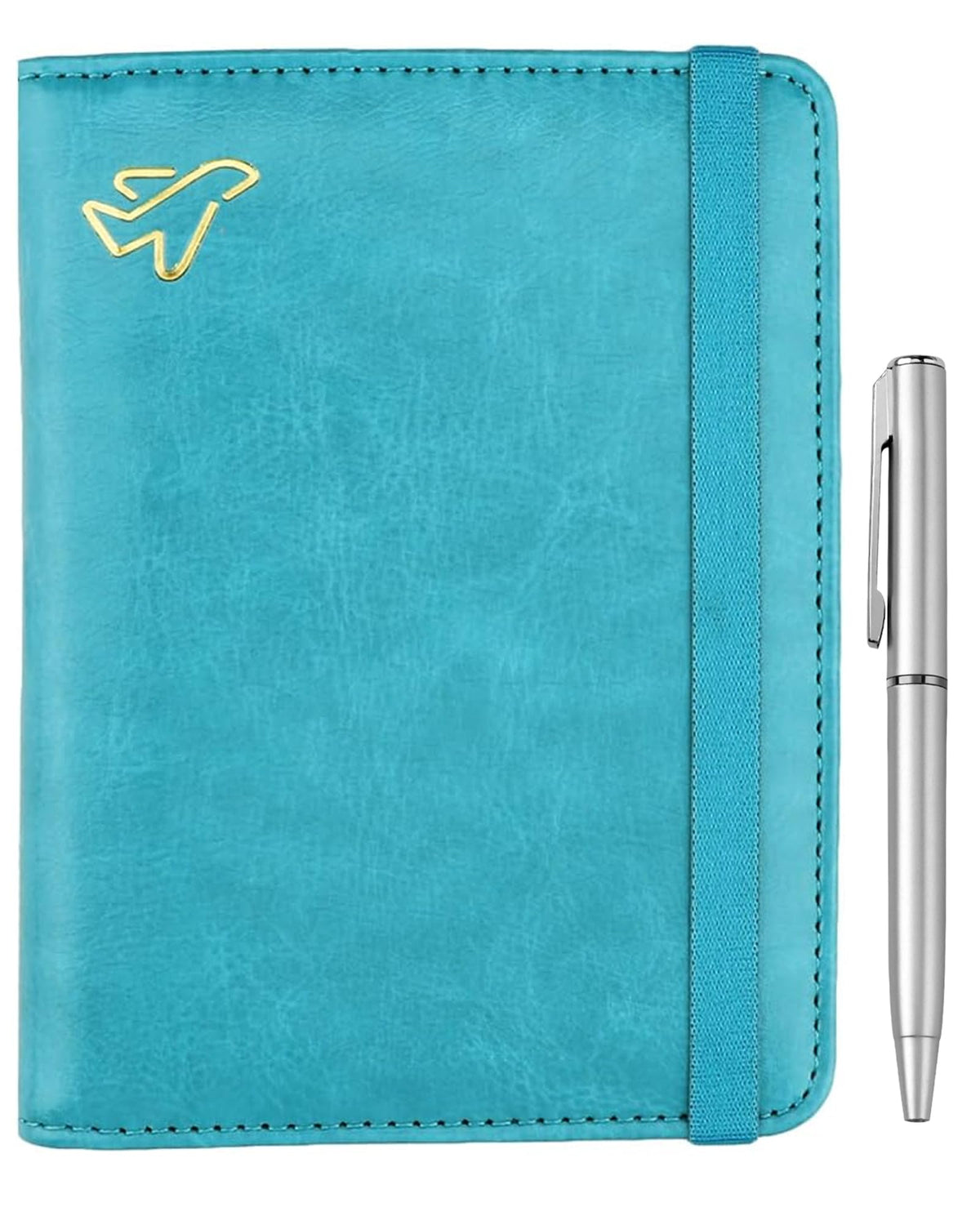 WALNEW Passport Holder for Travel, RFID Blocking Passport Wallet & Cover