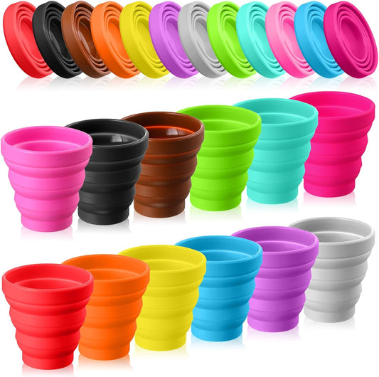 Umigy Silicone Collapsible Cup Without Lids Travel Portable Cup