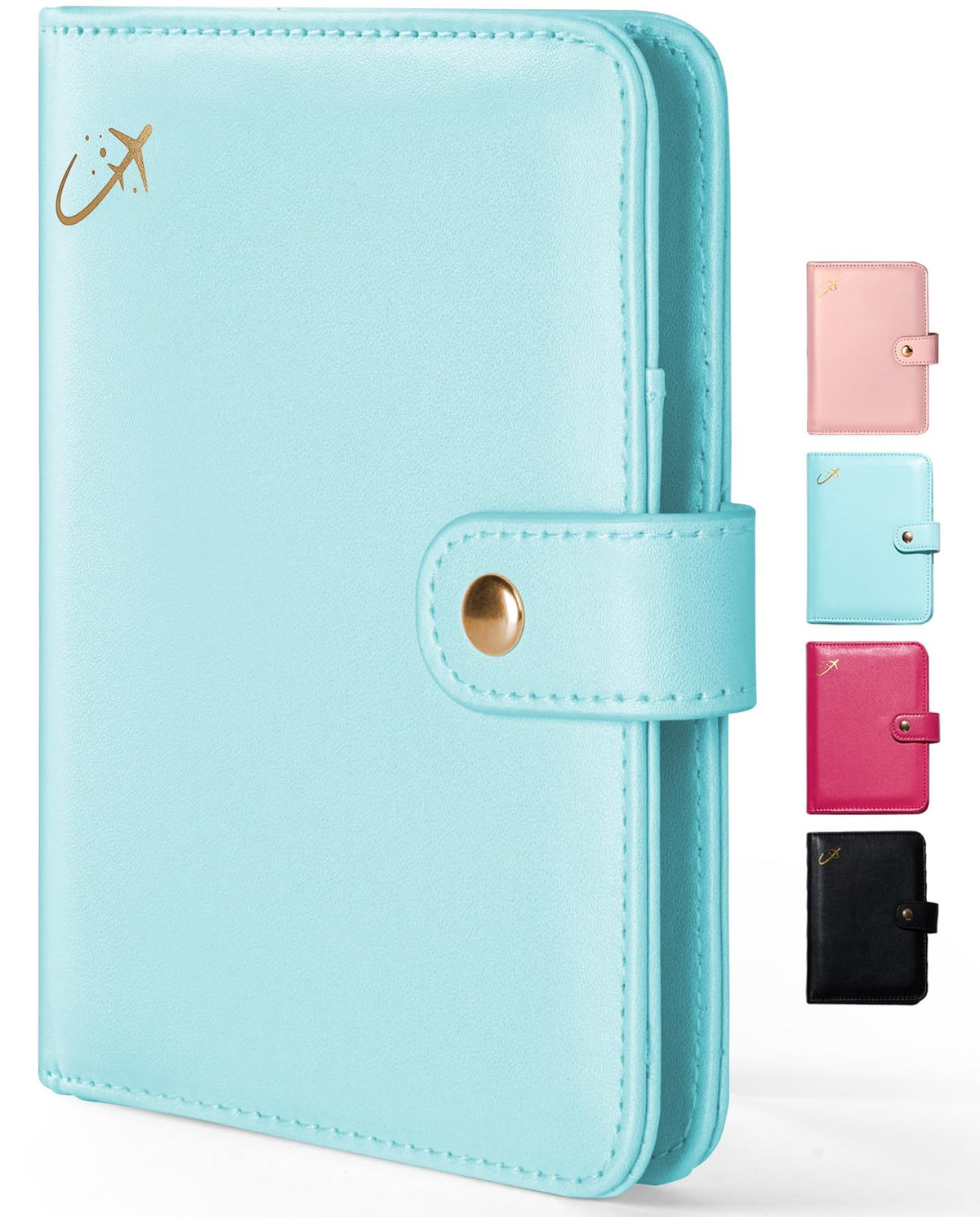 Forvencer Safe Zipper Passport Holder Cover, Passport Wallet for Travel