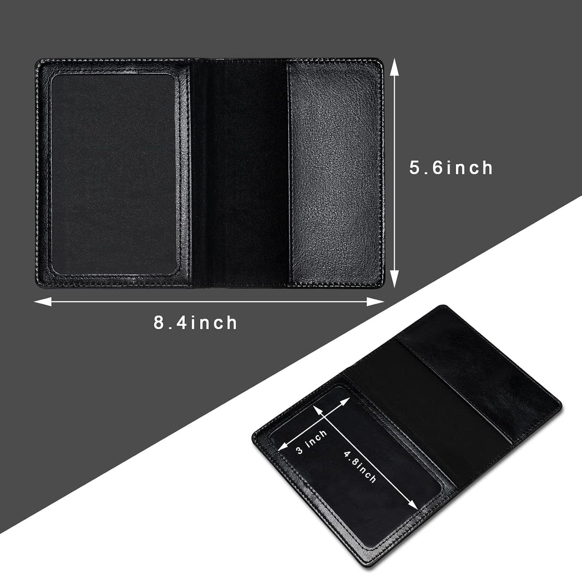 2 Pcs Passport Holders，Ultra Slim Passport Wallet for Travel Essentials