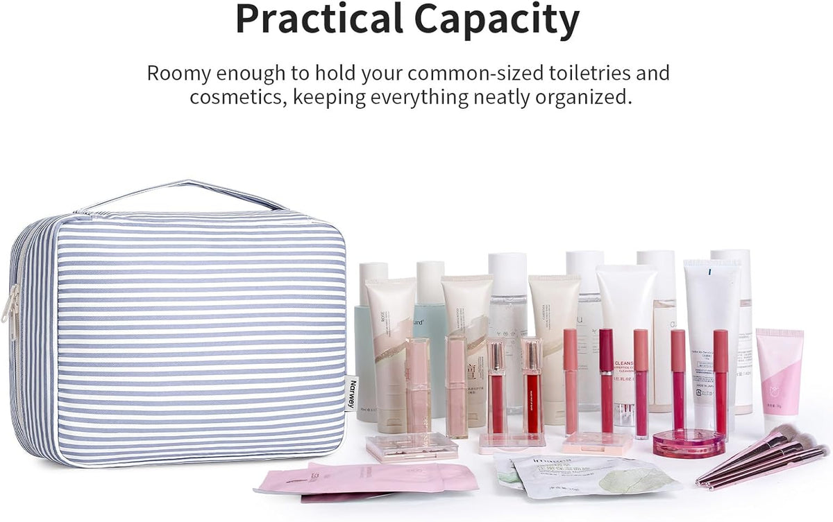 Narwey Hanging Travel Toiletry Bag for Women, Large Makeup Cosmetic Bag